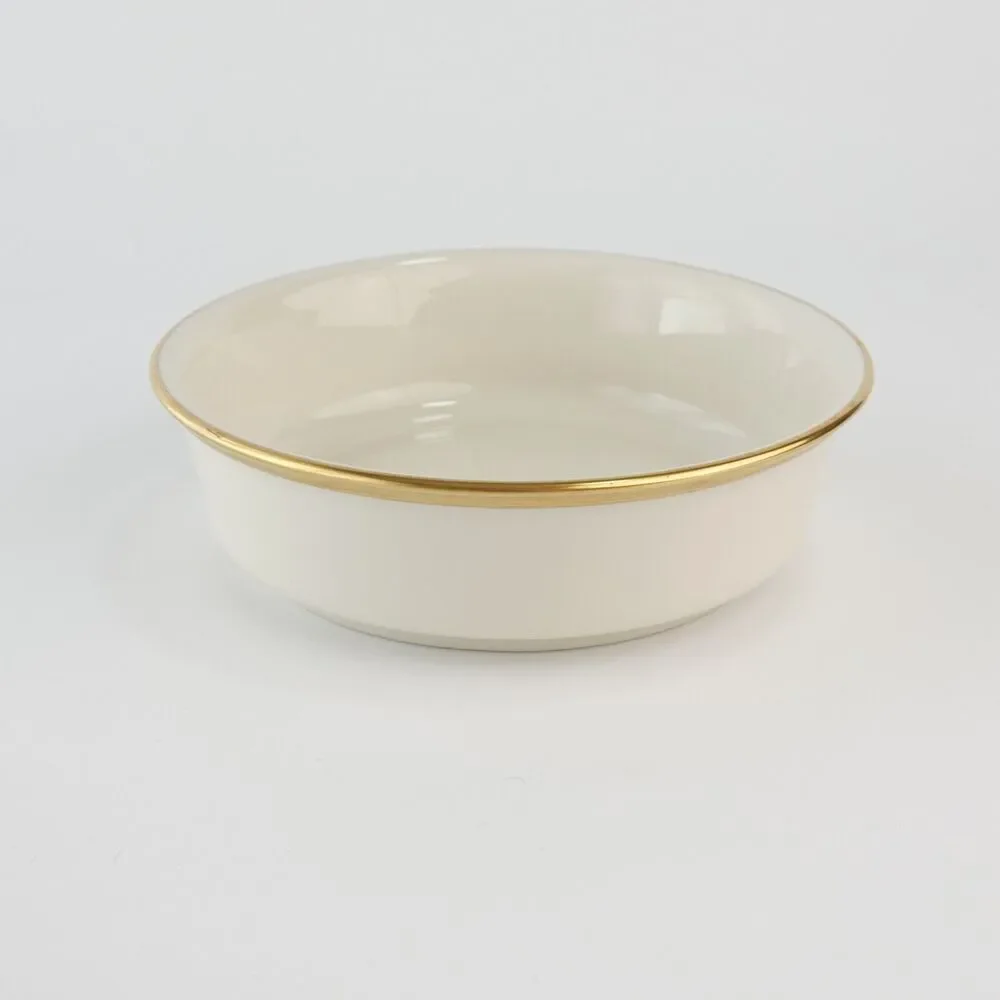 Eternal by Lenox USA Fruit Dessert Sauce Bowl GOLD TRIM - Picture 2 of 11